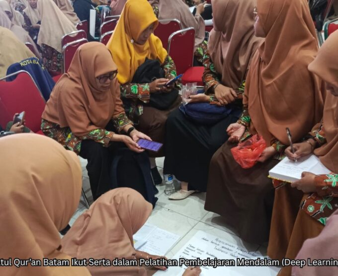 Guru RA Raudlatul Qur'an Batam 01 Ikut Serta dalam Pelatihan Pembelajaran Mendalam (Deep Learning) Hari Kedua Guru RA Raudlatul Qur'an Batam 01 Ikut Serta dalam Pelatihan Pembelajaran Mendalam (Deep Learning) Hari Kedua