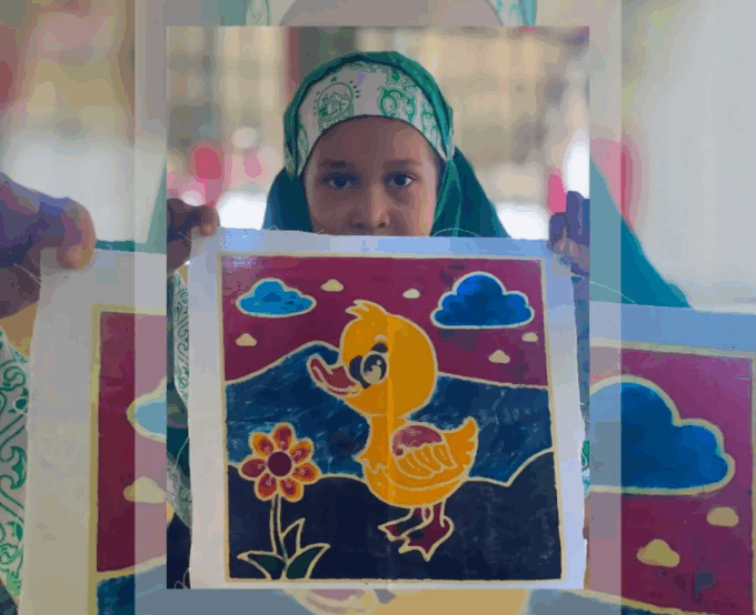 Kreativitas Anak RA Raudlatul Qur’an 02 dalam Kegiatan Melukis Kreativitas Anak RA Raudlatul Qur’an 02 dalam Kegiatan Melukis