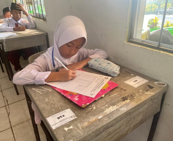 Pelaksanaan Ujian Sumatif Akhir Semester di MI Raudlatul Qur’an Batam