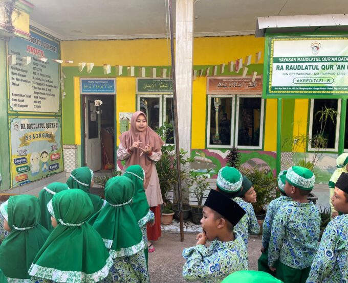 Ceria di Pagi Hari, RA Raudlatul Qur’an 01 Batam Tumbuhkan Semangat Belajar Anak Sejak Dini